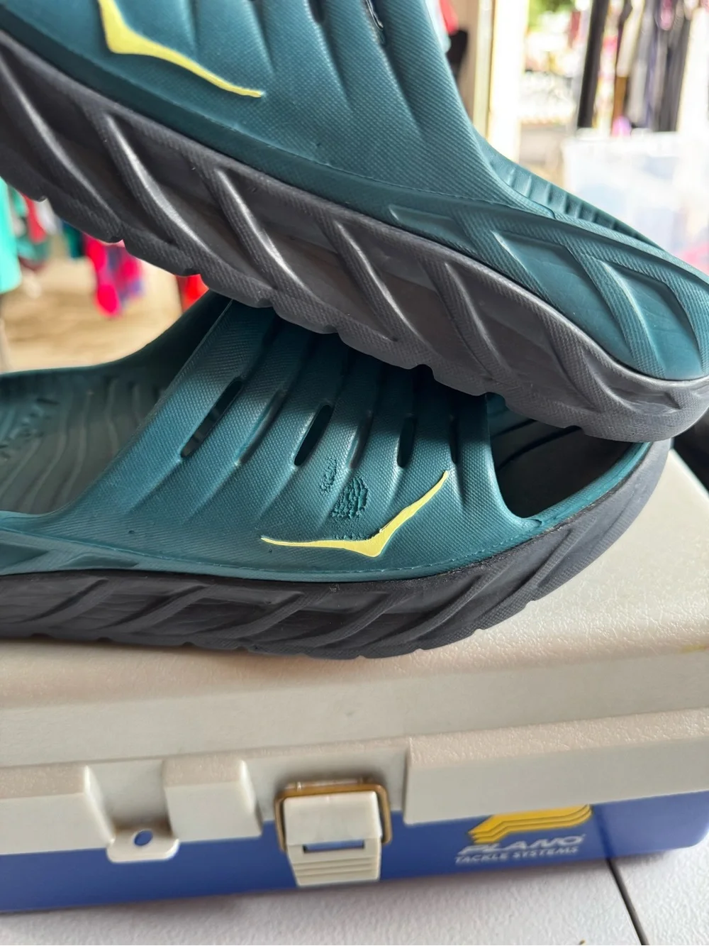 Hoka One One Women’s Ora Recovery Slides 2 Teal Size 9